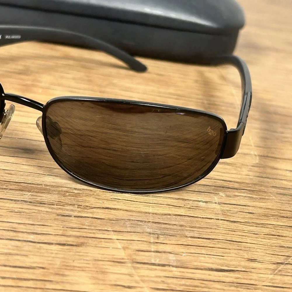 Vintage Revo 3067 001/J7 Polarized H2O Lens Black/Gray Sunglasses 60-16-125mm